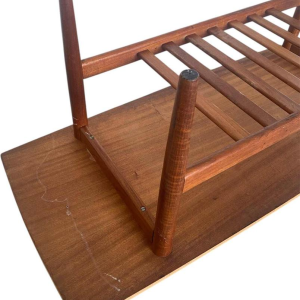 Vintage Scandinavian teak coffee table (needs restoration) Denmark 1960s