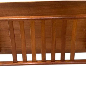 Table basse scandinave vintage en teck (à restaurer) Danemark 1960s