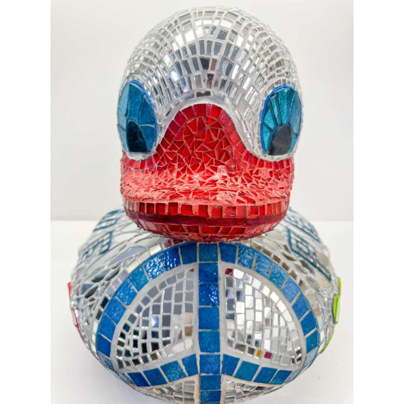 Cla Râ Rose, sculpture ‘Giant Duck’ mosaic of earthenware tiles and mirror, 21st century