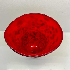 millefiori murano glazen vaas, 20e eeuw