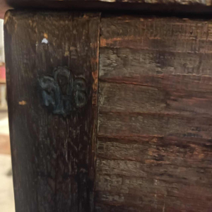 HOPILLIART & LEROY, secrétaire Louis XVI à abattant et deux vantaux, XIXe s