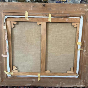 Julien STAPPERS,“Boeket anjers“, schilderij olieverf op doek, 20e eeuw