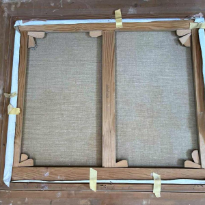 Julien STAPPERS “ Bouquet d’œillets “, tableau huile sur toile, XXème