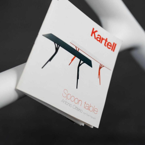 Spoon Table Table de bureau par Antonio Citterio pour Kartell
