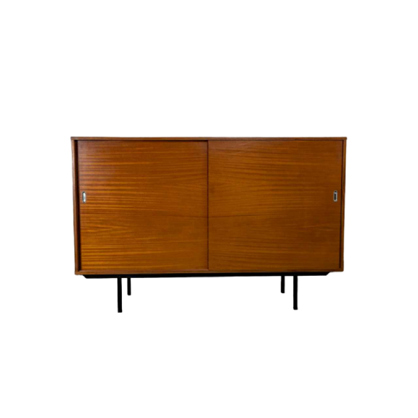 Pierre Guariche for Meurop, modernist enfilade furniture, Belgium, ca 1960