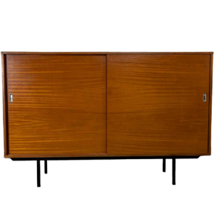 Pierre Guariche for Meurop, modernist enfilade furniture, Belgium, ca 1960