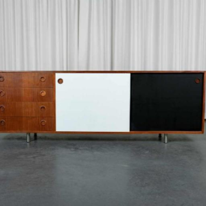 Teakhouten dressoir van HW Klein voor Bramin, Denemarken, 1960