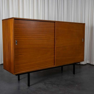 Pierre Guariche for Meurop, modernist enfilade furniture, Belgium, ca 1960