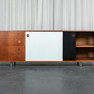 HW Klein pour Bramin, sideboard en teck, Danemark 1960s