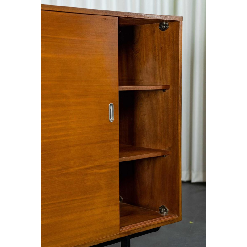 Pierre Guariche pour Meurop, meuble enfilade moderniste, Belgique, ca 1960