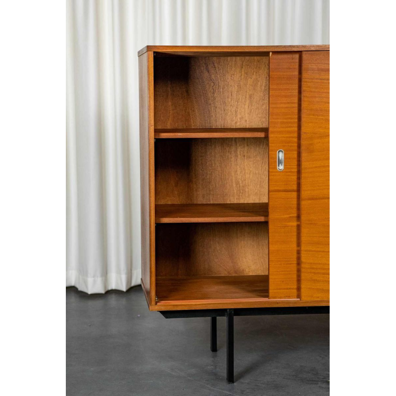 Pierre Guariche pour Meurop, meuble enfilade moderniste, Belgique, ca 1960