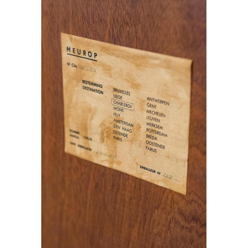 Pierre Guariche for Meurop, modernist enfilade furniture, Belgium, ca 1960