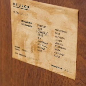 Pierre Guariche pour Meurop, meuble enfilade moderniste, Belgique, ca 1960