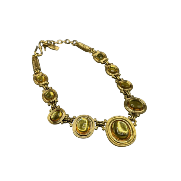 Yves Saint Laurent. Medallion necklace