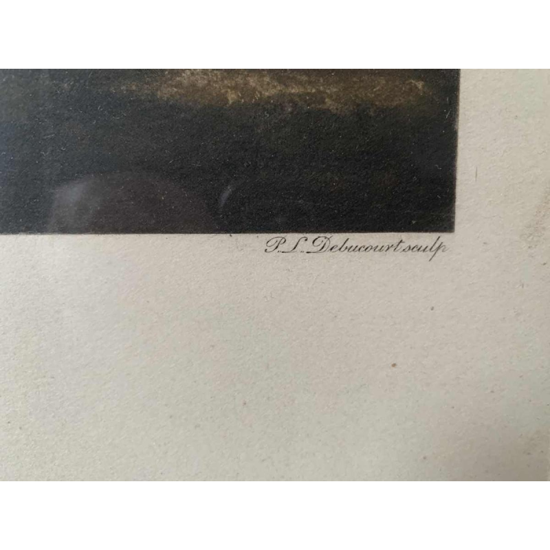 CARLE VERNET 'Départ d'une Poule de 7 chevaux' antique equestrian engraving 19th