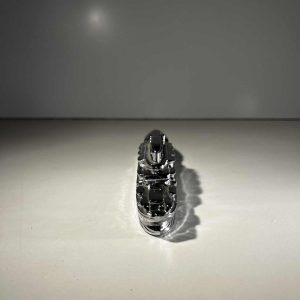 MTC Art Deco table lighter “Ship - Cruise Liner” chrome-plated steel, ca 1930