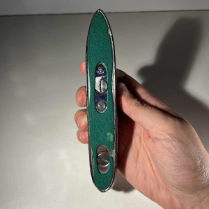 Briquet de table Art Déco MTC “Bateau - Paquebot de croisière“ acier chromé, ca 1930