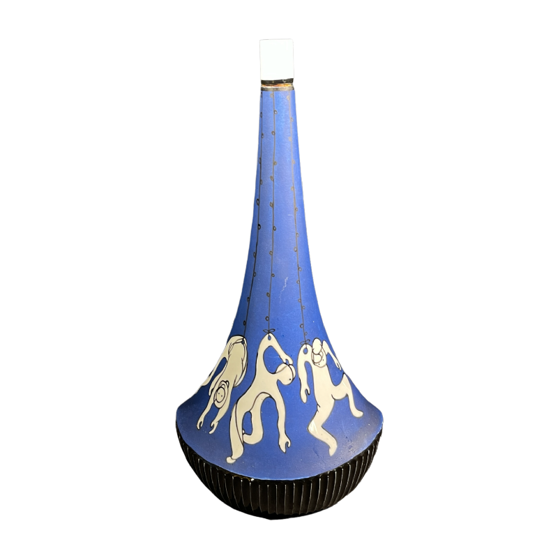 SO RE DA " ANIS " porcelain talking bottle, spanish ceramic, ca 1950