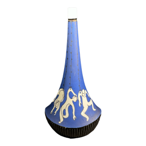 SO RE DA " ANIS " porcelain talking bottle, spanish ceramic, ca 1950
