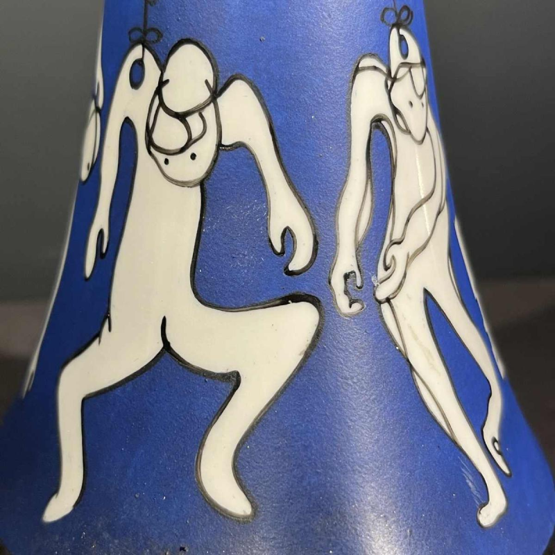 SO RE DA " ANIS " porcelain talking bottle, spanish ceramic, ca 1950