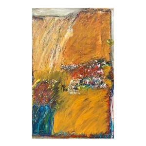 Claude GASPAR “Abstracte compositie” gemengde techniek, schilderkunst en collage, 20e eeuw