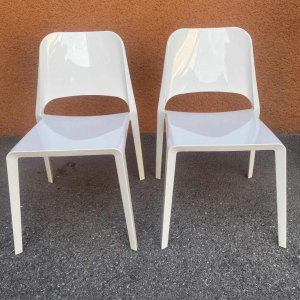 Roberto Barbieri voor ZANOTTA “Kate” set van 2 stoelen, Italiaans design uit de 20e eeuw