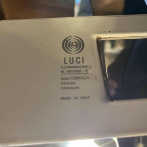 GIOVANNI GRIGNANI for LUCI "COROLLA" Table / desk lamp, ca 1970