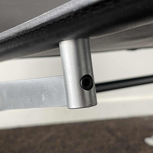 ENZO BERTI for LAPALMA "Fenj" pair of black leather armchairs, ca 1980