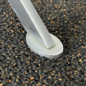 ENZO BERTI for LAPALMA "Fenj" pair of black leather armchairs, ca 1980