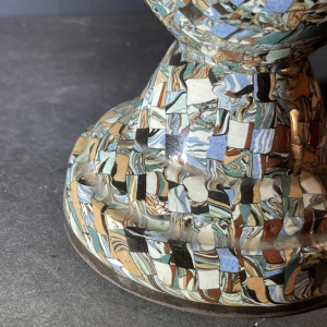 JEAN GERBINO for VALLAURIS 46cm, large ceramic vase " mosaic nériage " 1930s