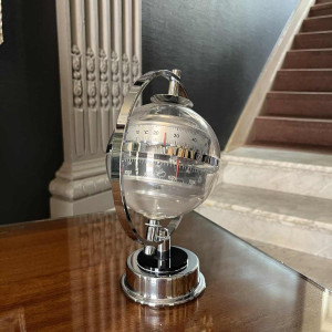 HUGER instrument météo SPUTNIK, thermomètre hygromètre baromètre, Space Age ca 1960