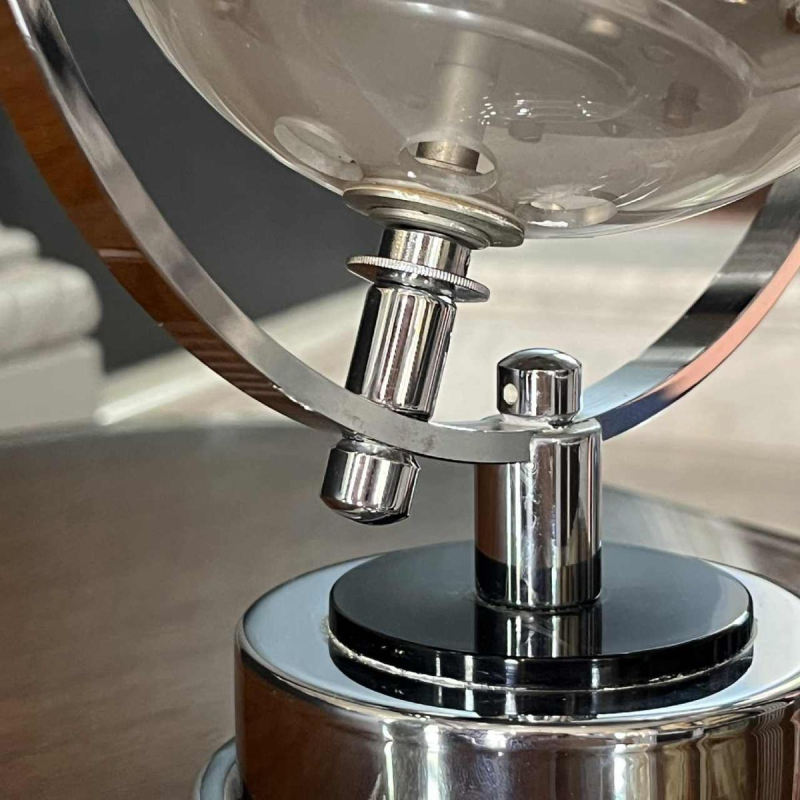 HUGER instrument météo SPUTNIK, thermomètre hygromètre baromètre, Space Age ca 1960