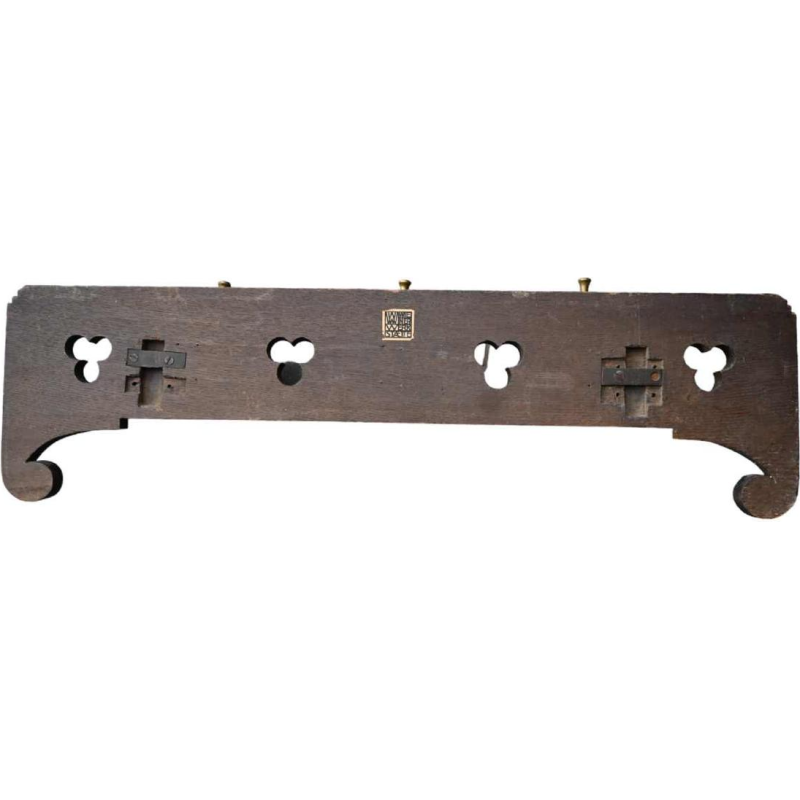 Adolf Loos, Jugendstil Wiener Werkstatte kapstok, eiken & messing, ca 1900