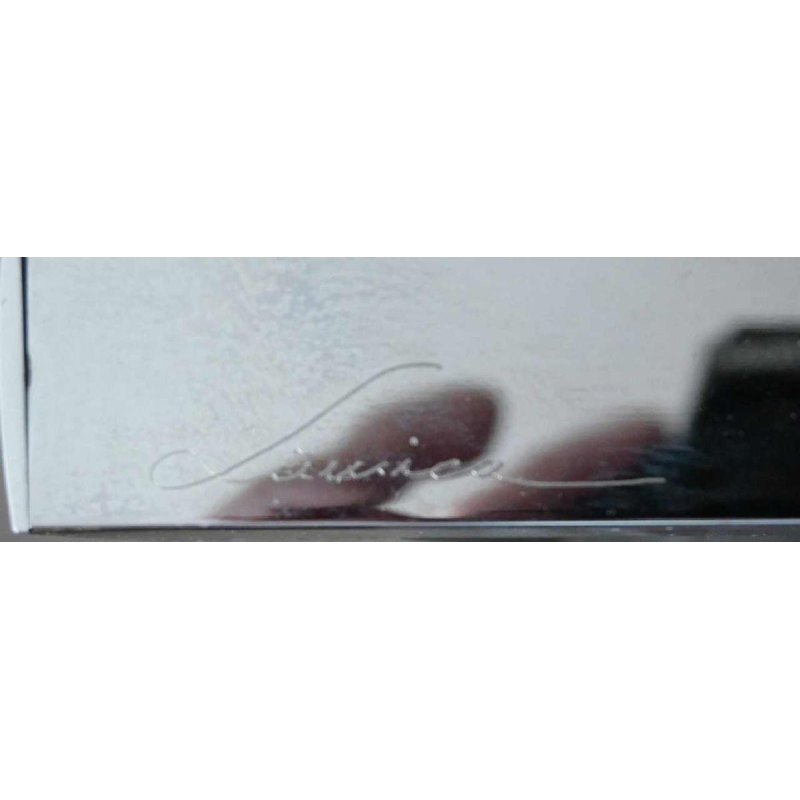 Lumica (Barcelone) Grande paire de lampes à poser, laiton poli & acier chromé, ca 1970