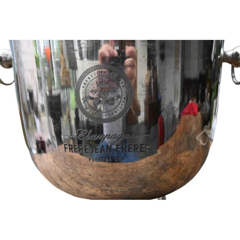 Frerejean Freres, zeer grote verzilverde champagne-emmer