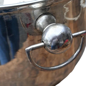 Frerejean Freres, very large silver plated champagne bucket