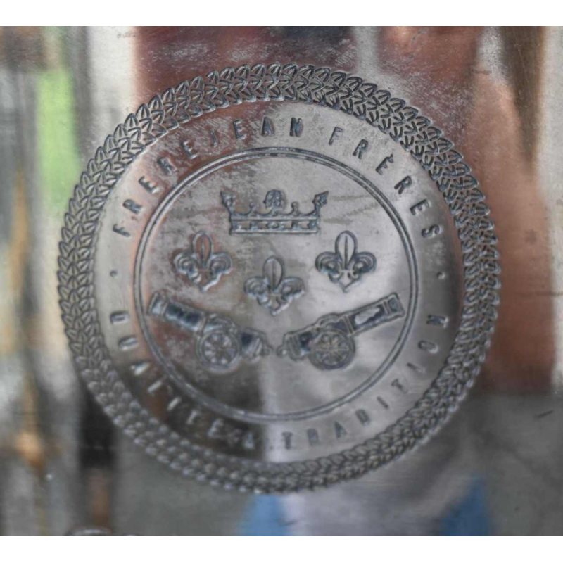 Frerejean Freres, very large silver plated champagne bucket