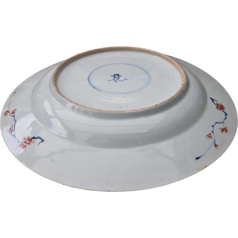 Groot 18e eeuws Chinees Imari porseleinen bord, Kangxi periode