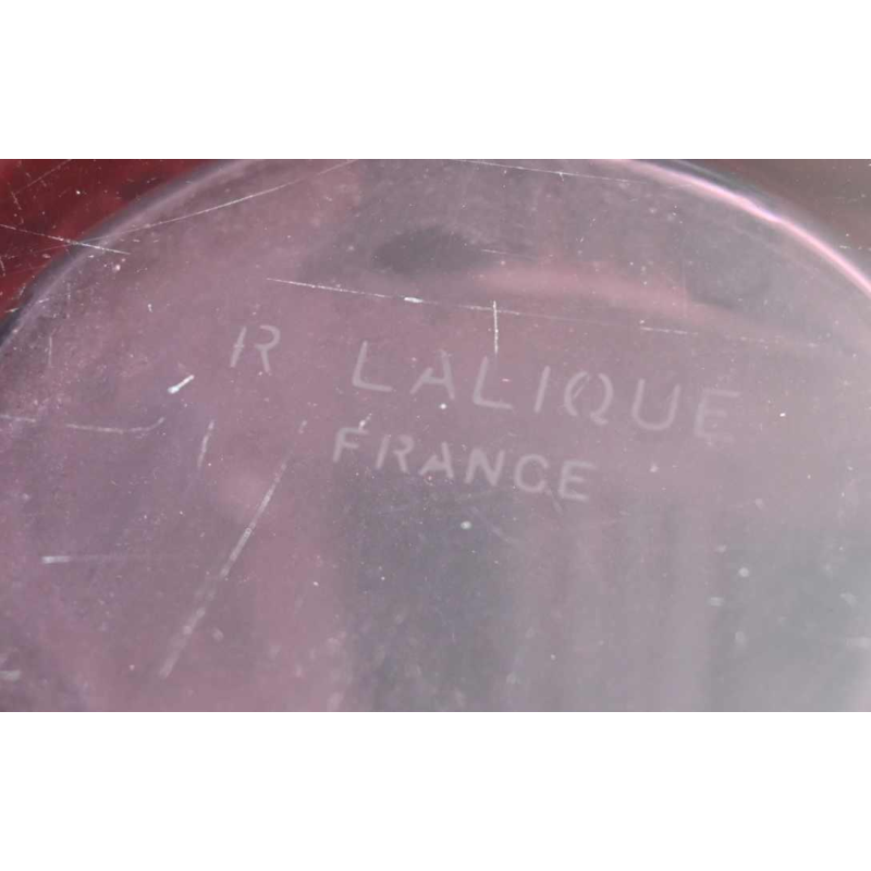 René Lalique, vase Art Déco aux 4 femmes danseuses, verre pressé moulé