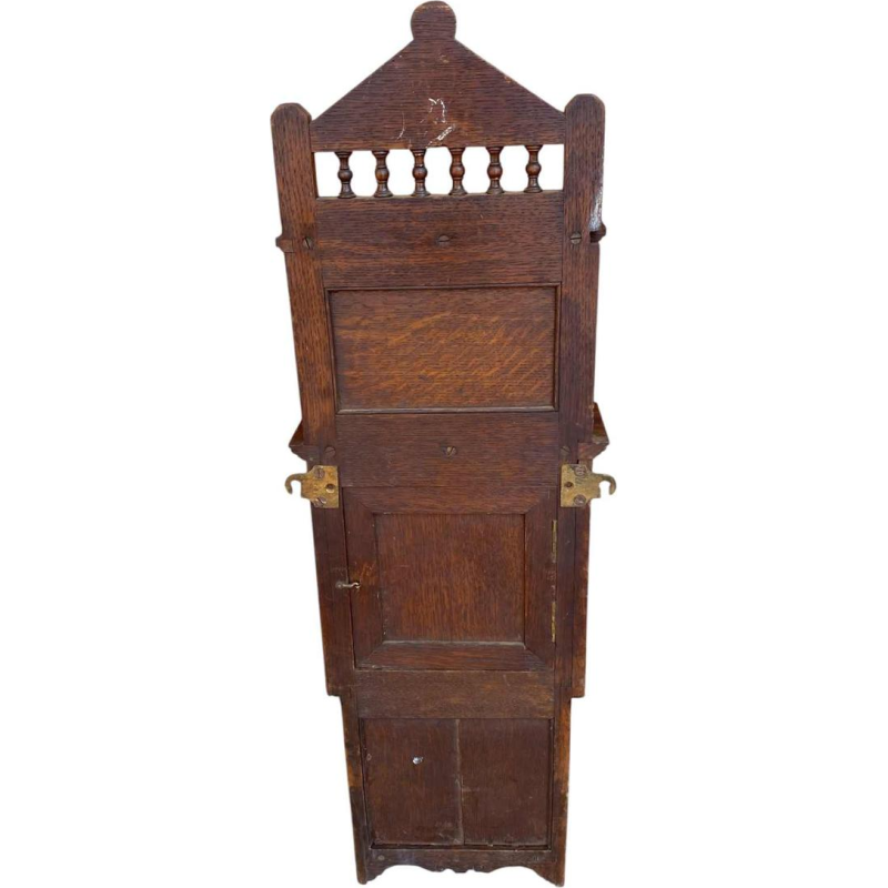 J.W. Benson Londres – mouvement Japy Frères, horloge murale victorienne 78 cm