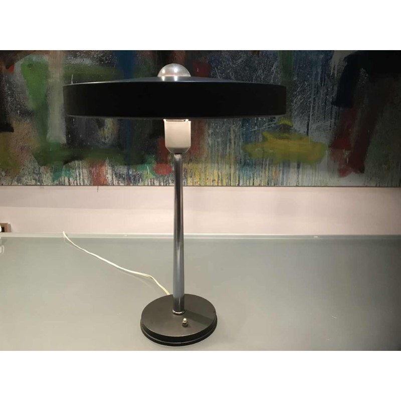 LOUIS KALFF for PHILIPS ‘Timor 69’ lamp, chrome-plated steel and painted sheet metal, circa 1957