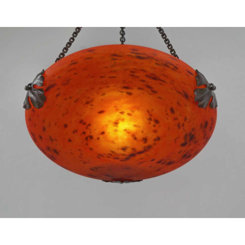 SCHNEIDER: franse art deco hanglamp 1925