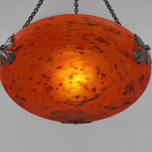 SCHNEIDER: franse art deco hanglamp 1925
