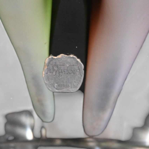 Flygsfors, multicoloured glass shell vase, Swedish Design, ca 1950-1960