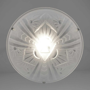 MOUYNET & DEGUÉ : suspension art déco 1930