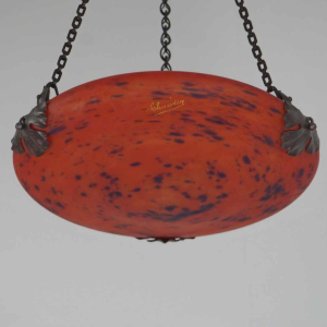 SCHNEIDER: franse art deco hanglamp 1925