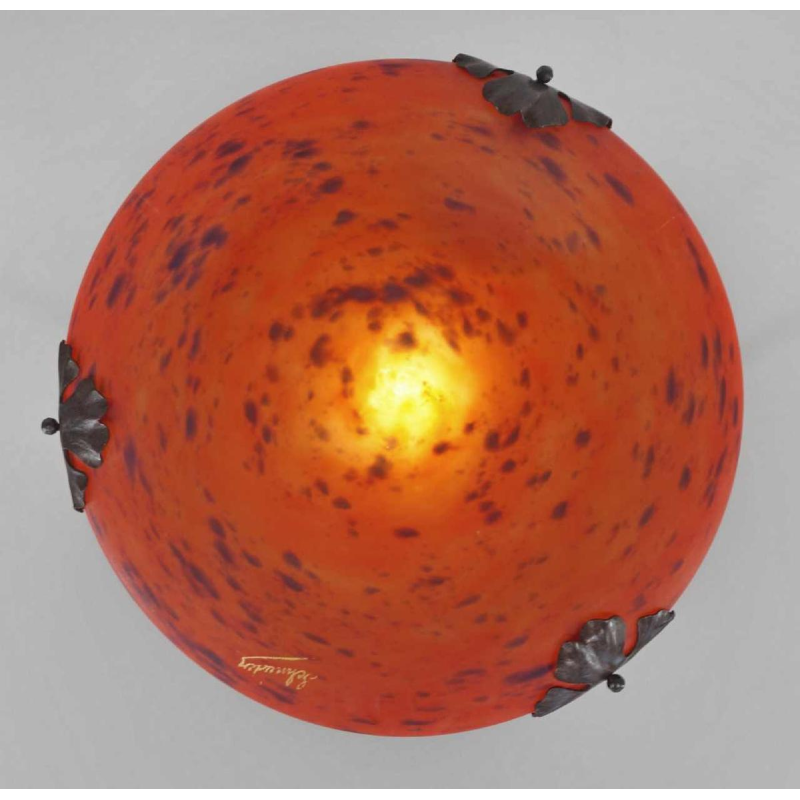 SCHNEIDER le verre Français : suspension art déco , 1925 France