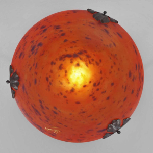 SCHNEIDER le verre Français : suspension art déco , 1925 France