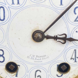 J.W. Benson London – Japy Frères movement, Victorian wall clock 78 cm