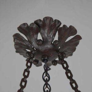 SCHNEIDER: franse art deco hanglamp 1925